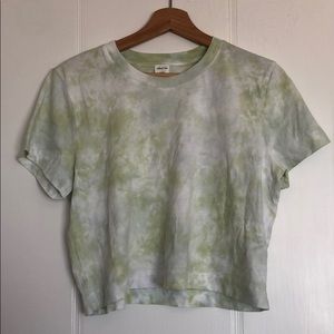 Aritzia Tie Dye Crop Top
